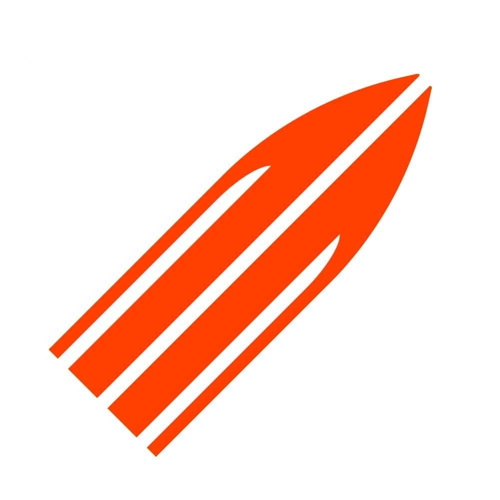 Stickers Capot Voiture Épées Royaume Manga Orange