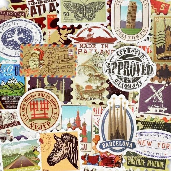 Stickers Carnet de Voyage Royaume Manga