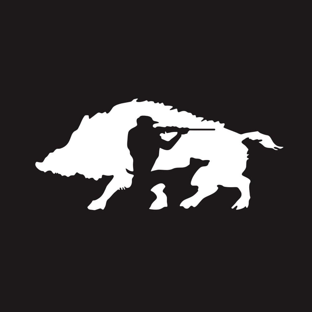 Stickers Chasse Voiture Royaume Manga Blanc