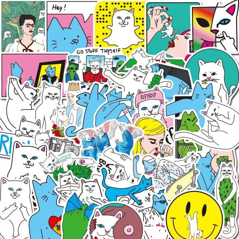 Stickers Chats Meme Royaume Manga