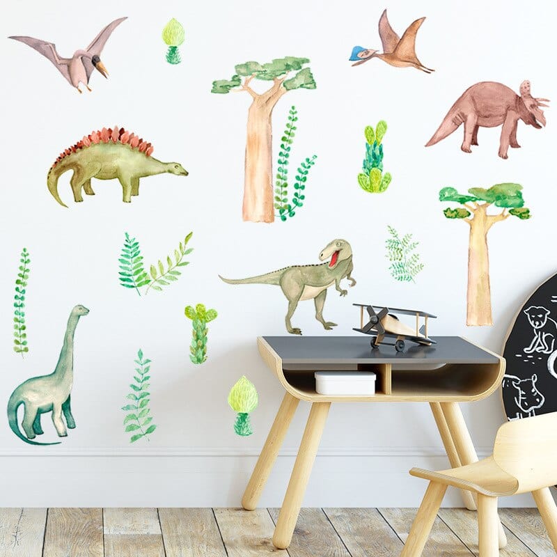 Stickers Dinosaures Chambre Bébé Royaume Manga