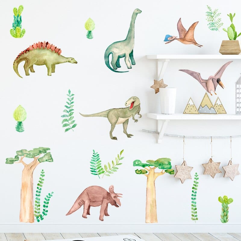 Stickers Dinosaures Chambre Bébé Royaume Manga