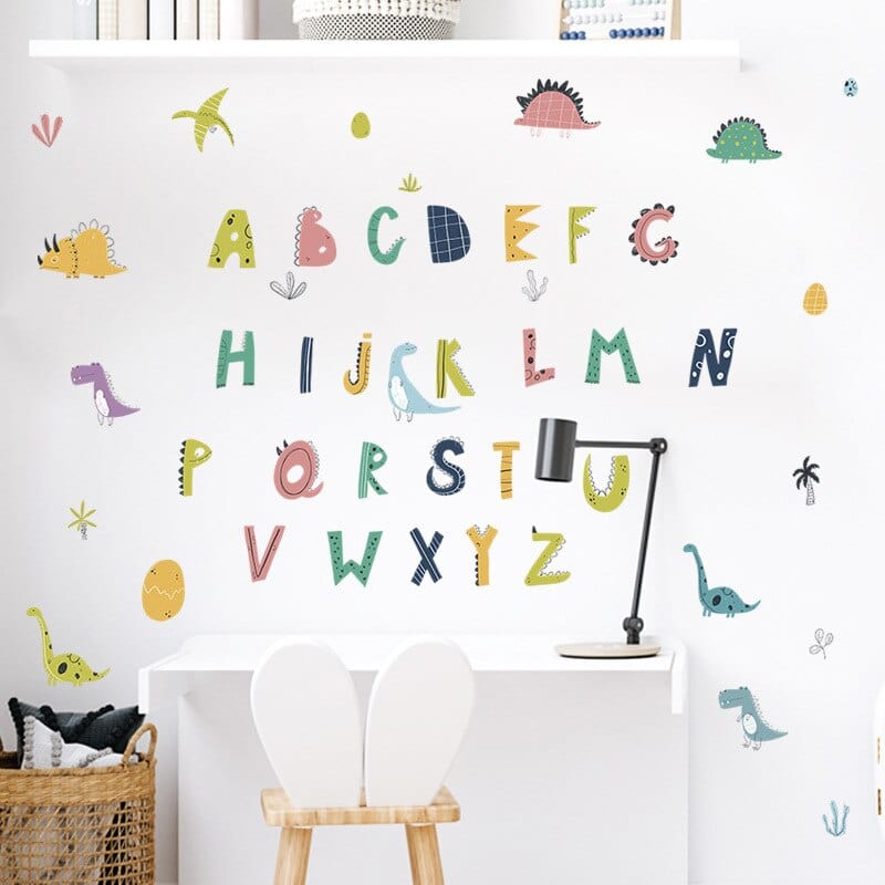 Stickers Dinosaures et Alphabet Royaume Manga