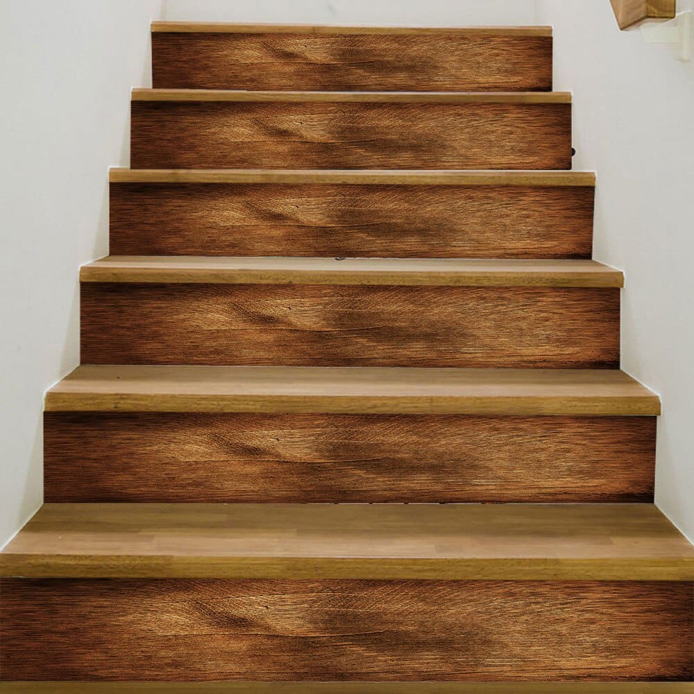 Stickers Escalier Bois Royaume Manga