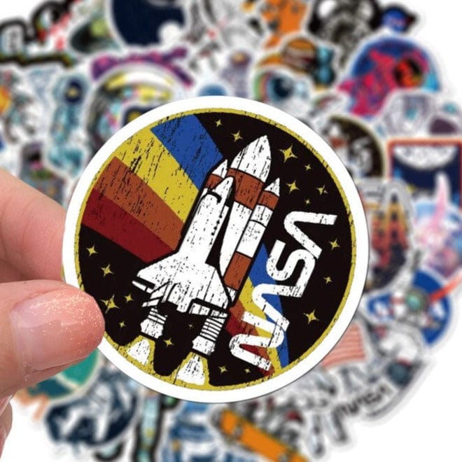 Stickers Espace<br> NASA (50 pcs) Royaume Manga