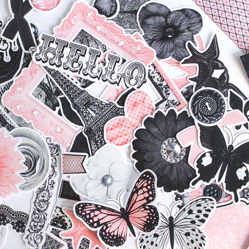 Stickers Fleurs<br> Vintage (57 pcs) Royaume Manga