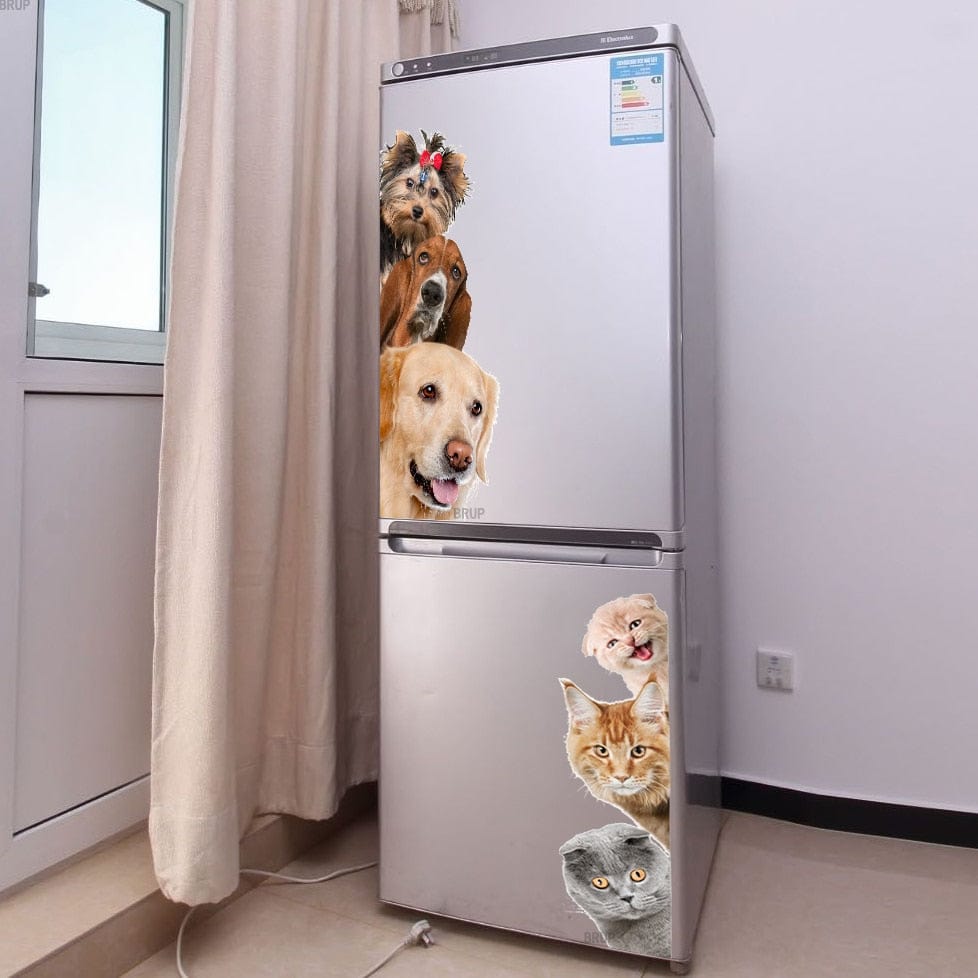 Stickers Frigo Chien et Chat Royaume Manga