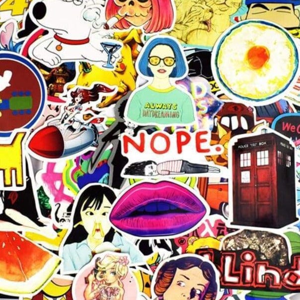 Stickers Graffiti Mixte Royaume Manga