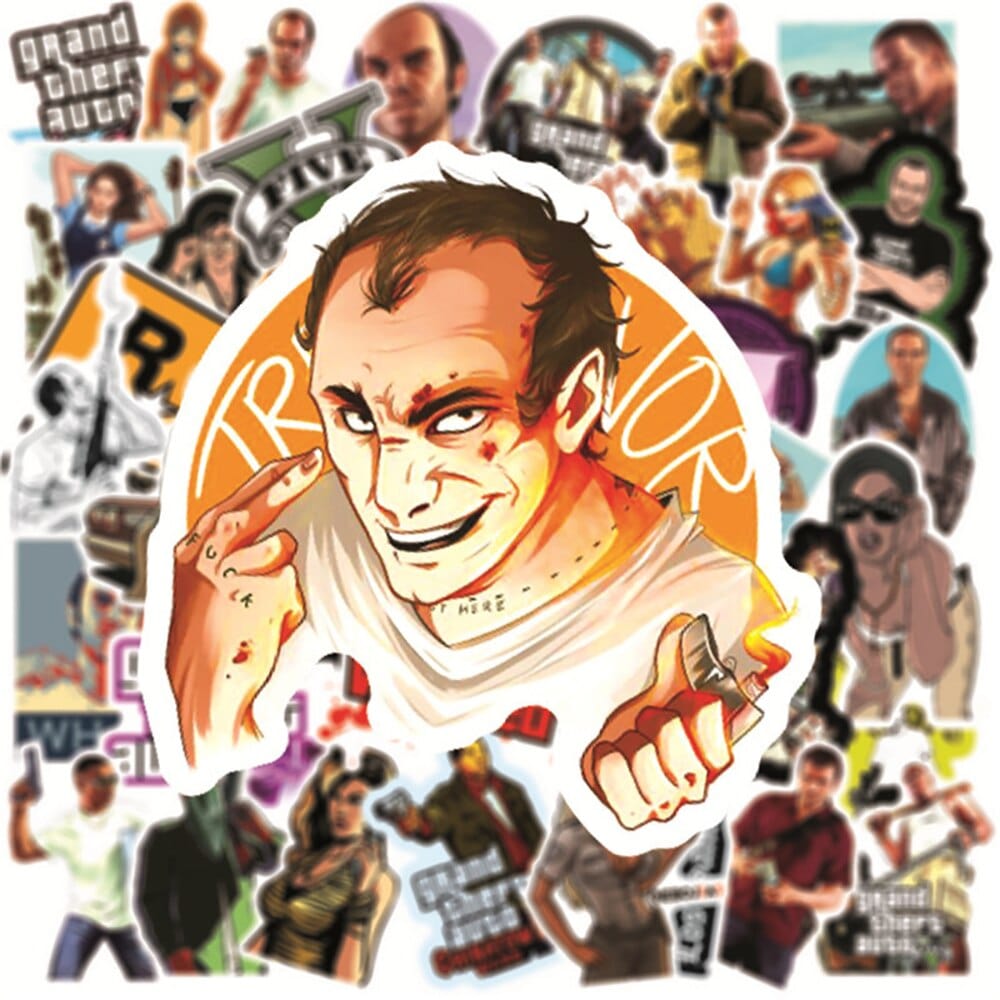 Stickers GTA 5 Royaume Manga