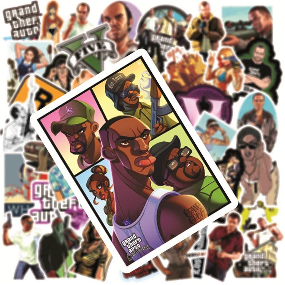 Stickers GTA 5 Royaume Manga