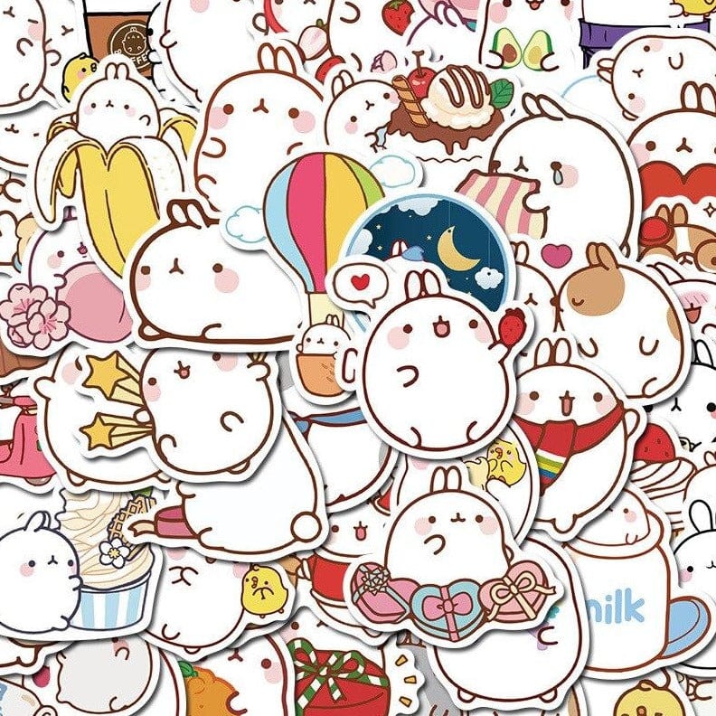 Stickers Kawaii Lapin Royaume Manga