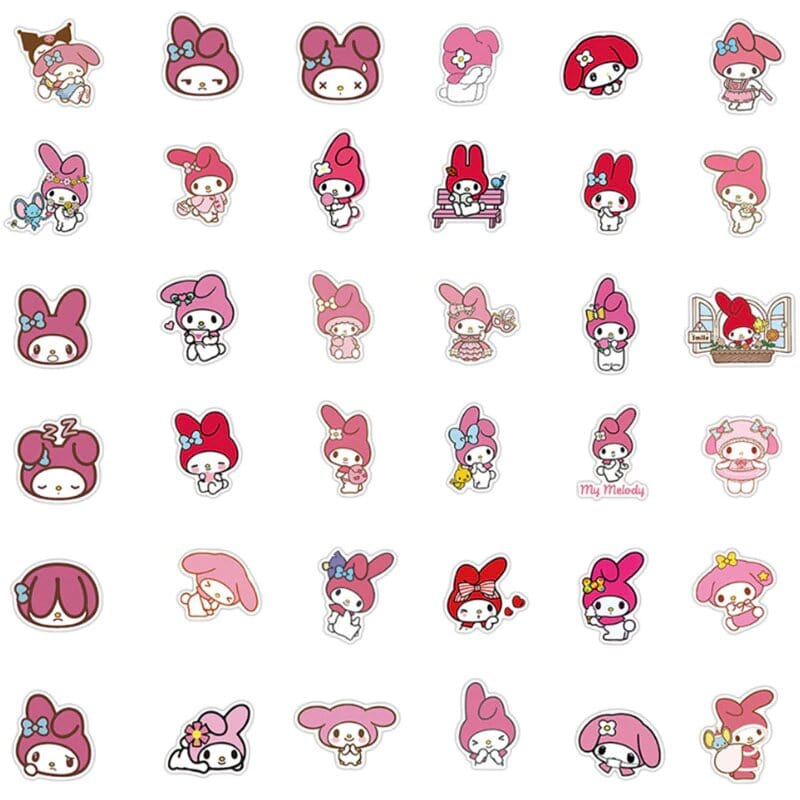 Stickers Kawaii Lapinou Royaume Manga