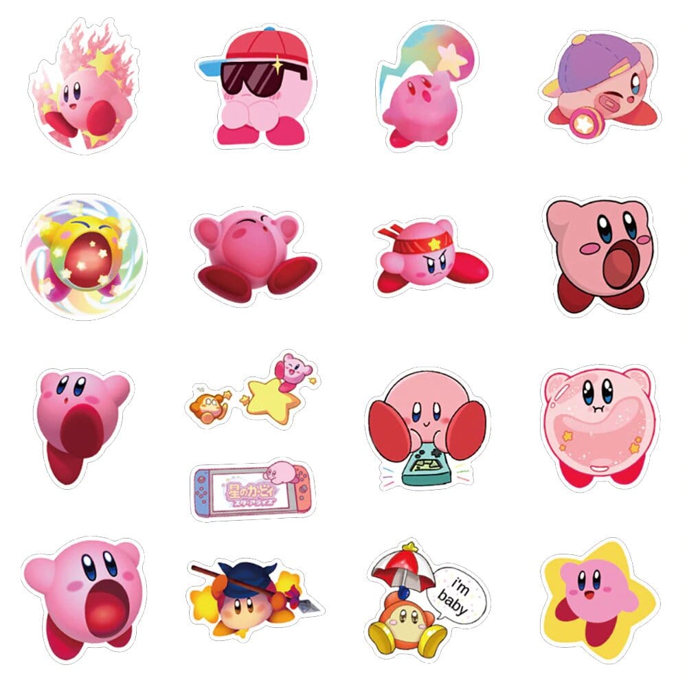 Stickers Kirby Royaume Manga