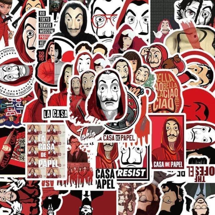 Stickers La Casa de Papel Royaume Manga