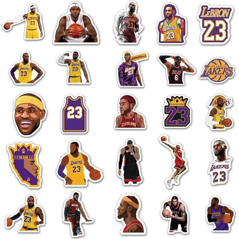 Stickers Lebron James Royaume Manga