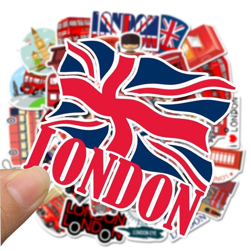 Stickers London Royaume Manga