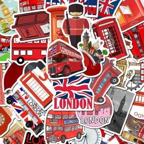 Stickers London Royaume Manga