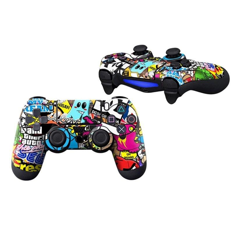 Stickers Manette PS4 Jeux Vidéo Royaume Manga