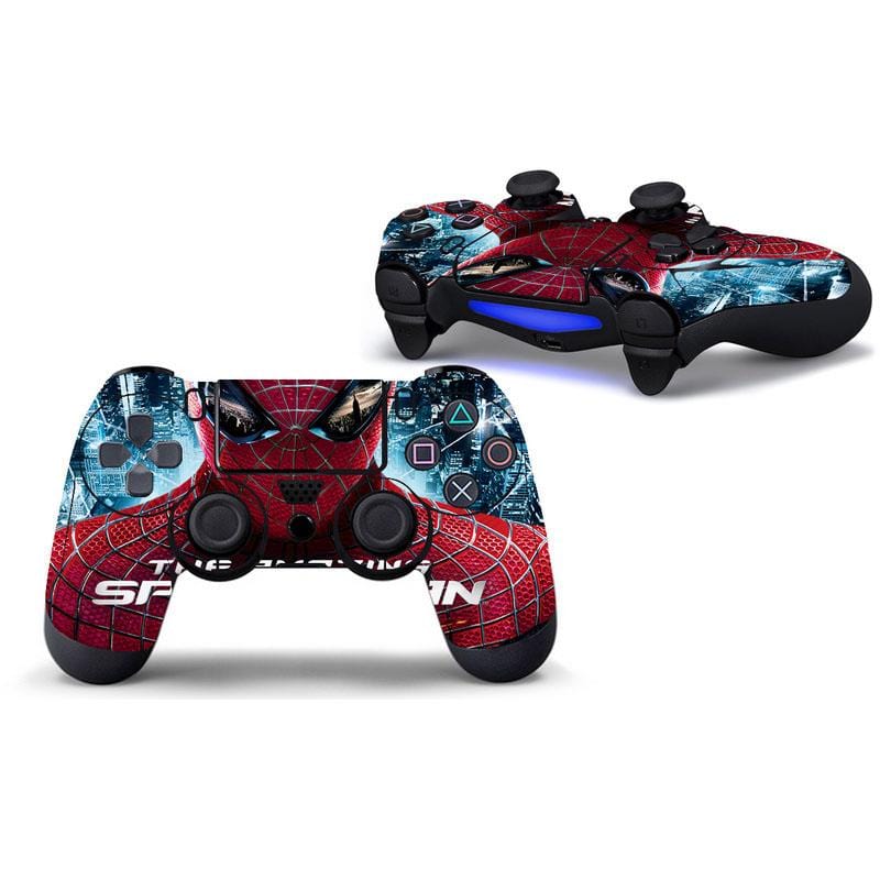 Stickers Manette PS4 Spiderman Royaume Manga
