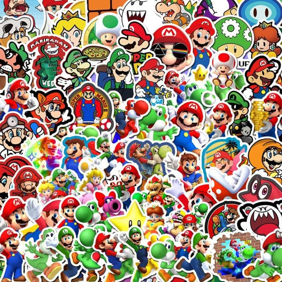 Stickers Mario Bros Royaume Manga