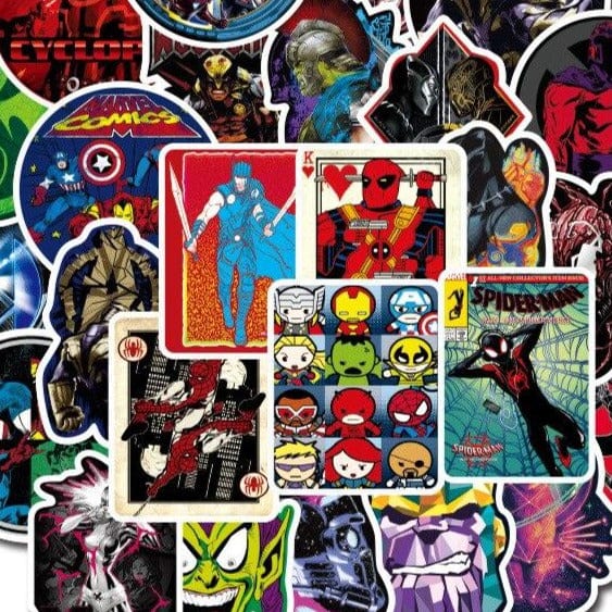 Stickers Marvel Comics Royaume Manga
