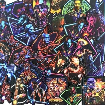 Stickers Marvel Néons Royaume Manga
