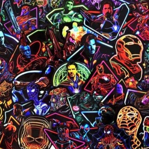 Stickers Marvel Néons Royaume Manga