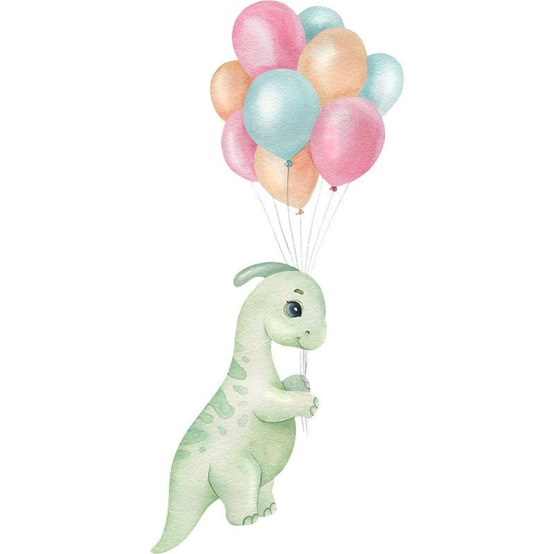 Stickers Muraux Chambre Fille Dinosaures Royaume Manga 1