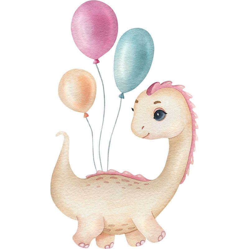 Stickers Muraux Chambre Fille Dinosaures Royaume Manga 3