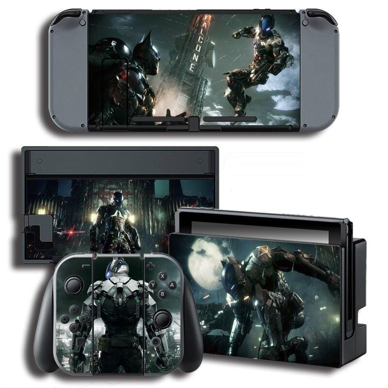 Stickers Nintendo Switch Batman Arkham Knight Royaume Manga