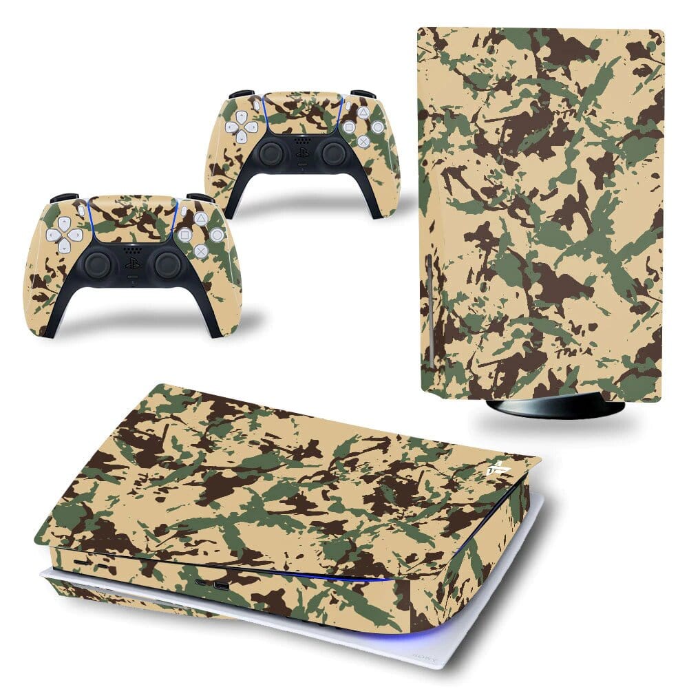 Stickers PS5<br> Camouflage Militaire Royaume Manga