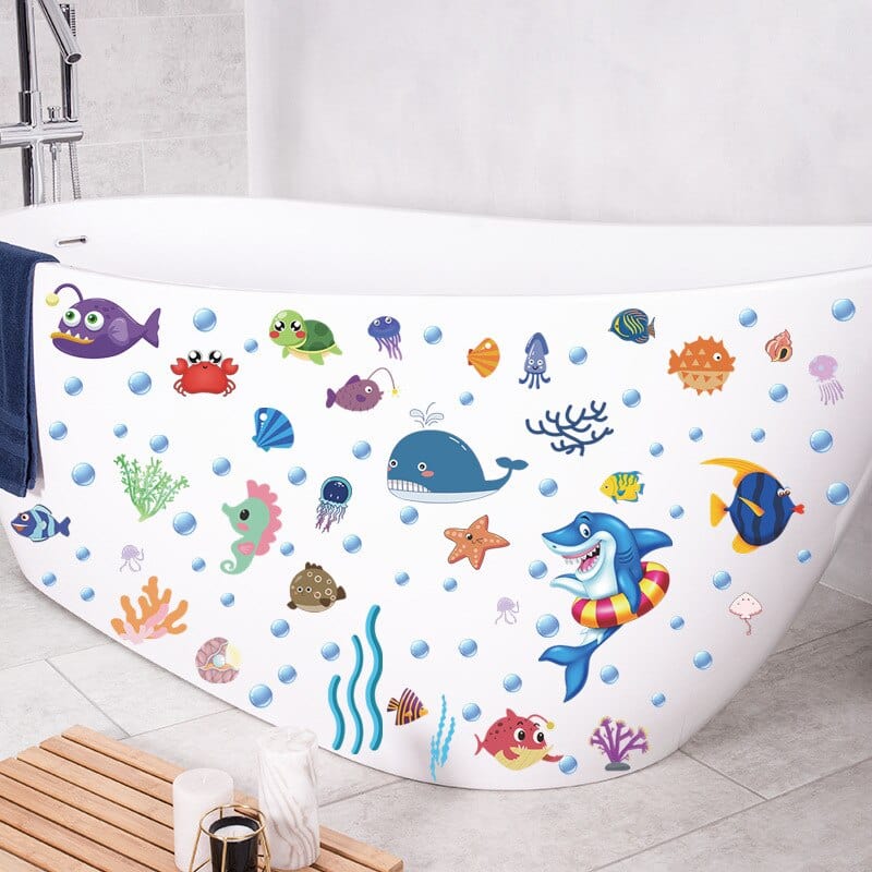 Stickers Salle de Bain Enfant Royaume Manga