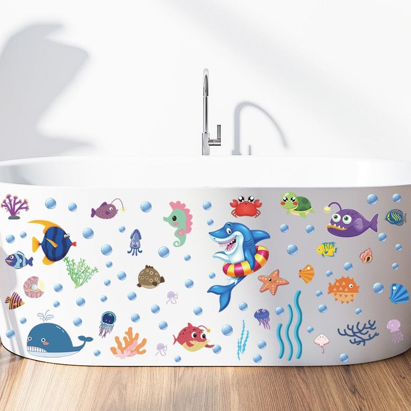 Stickers Salle de Bain Enfant Royaume Manga