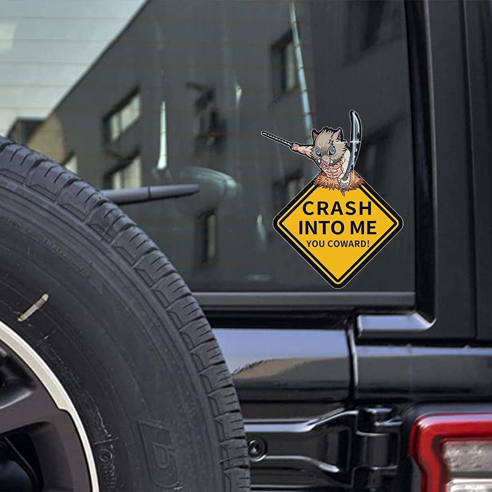 Stickers Voiture Demon Slayer Royaume Manga