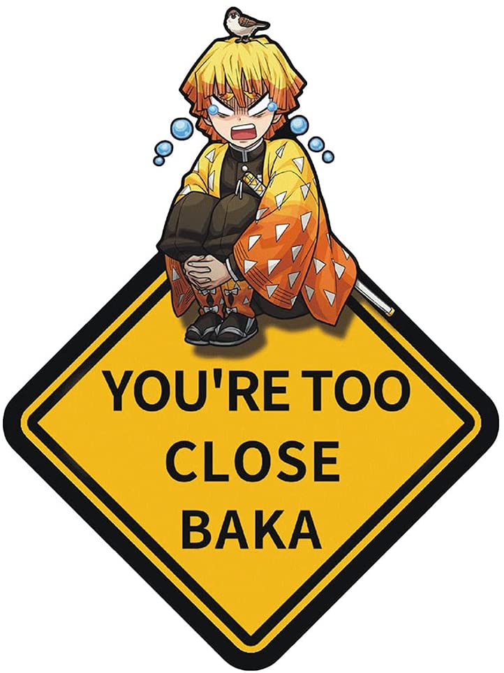 Stickers Voiture Demon Slayer Royaume Manga Zenitsu