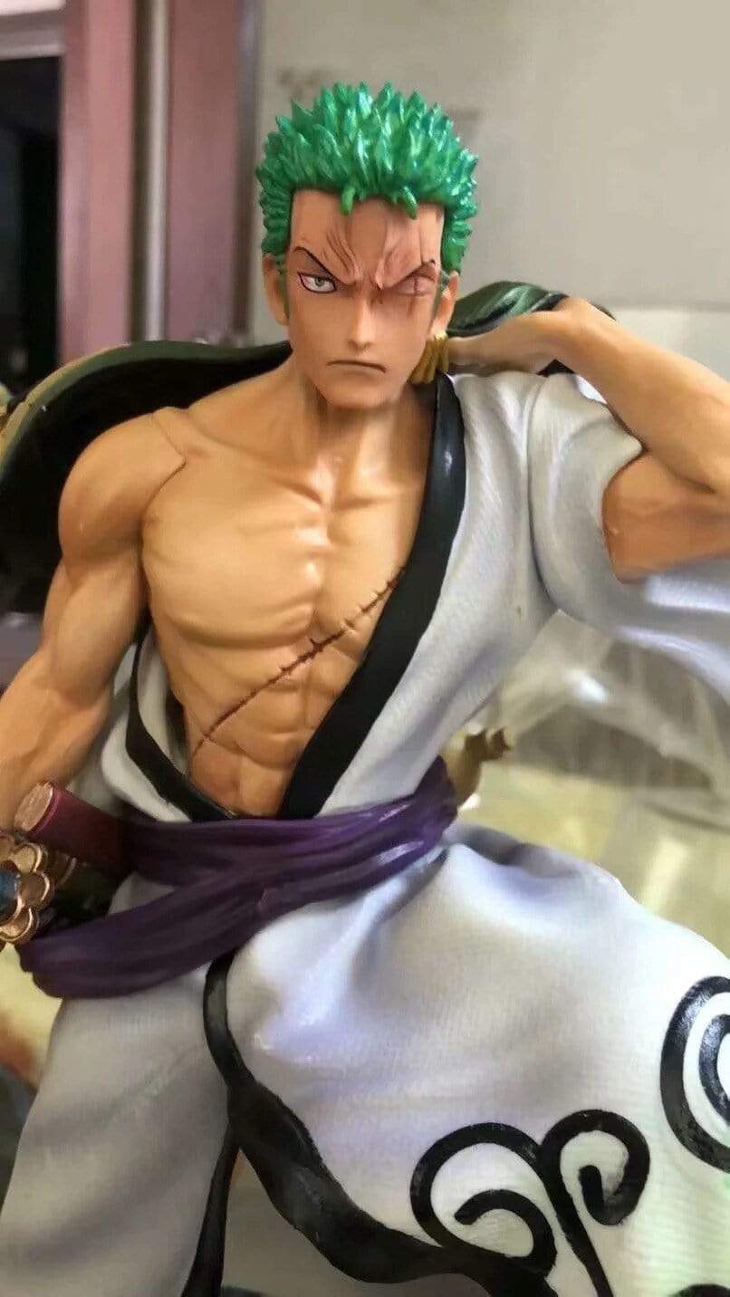 Zoro Figurine Wano Royaume Manga